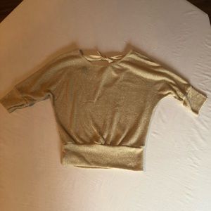 A.Byer gold shirt size small
